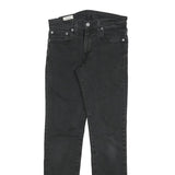 LEVI'S 511 BIG E Mens Jeans Black Slim Skinny Denim W29 L32 Classic Zip Cotton