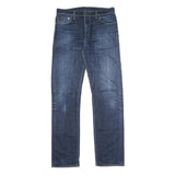 LEVI'S 504 Mens Jeans Blue Slim Straight Denim Medium W32 L36 Classic Fit