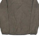THE NORTH FACE Womens Grey & Black Zip Up Fleece Jacket M Polyester Outdoor