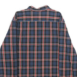 LEVI'S Mens Blue Red & White Check Shirt L Cotton Long Sleeve Casual Button