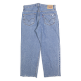 LEVI'S 550 Straight Mens Jeans Blue Relaxed Straight Denim Medium W35 L27 Casual
