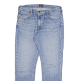 LEE Mens Jeans Blue Slim Skinny Denim Light W34 L30 Classic Zip Pocket