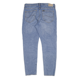 LEE Mens Jeans Blue Slim Skinny Denim Light W34 L30 Classic Zip Pocket