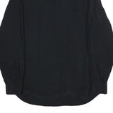 ZAZZI Mens Black & White Pattern Long Sleeve Shirt L Viscose Button Collar