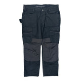 Carhartt Double Knee Cargo Pants - 36W 28L Black Cotton