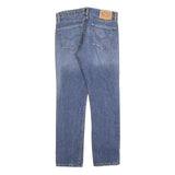 LEVI'S 511 Slim Mens Jeans Blue Slim Straight Denim Medium W32 L32 Casual Wear