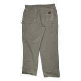 Carhartt Carpenter Trousers - 36W 34L Beige Cotton