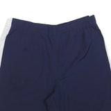 FILA Mens Shorts Blue & White Casual Polyester L W32 Elastic Waistband