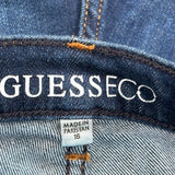 Guess Skinny Jeans - 29W UK 10 Dark Wash Cotton Blend