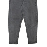 LEVI'S Womens Relaxed Black Denim Jeans W31 L25 Classic Cotton Blend Zip