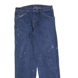 DICKIES Mens Blue Jeans Relaxed Straight Denim Medium W32 L32 Workwear