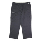 DICKIES Mens Polyester Blend Navy Regular Fit Straight Leg Trousers W44 L31