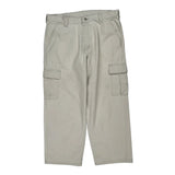 Wrangler Cargo Trousers - 36W 30L Beige Cotton