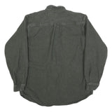FIELD & STREAM Mens Grey Cotton Blend Shirt M Button Pocket Casual Outdoor