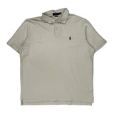Ralph Lauren Polo Shirt - XL Cream Cotton
