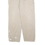 CARHARTT Mens Relaxed Beige Cotton Blend Relaxed Leg Trousers W38 L34 Workwear