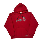 Disney Graphic Hoodie - Large Red Polyester