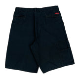 Dickies Cargo Shorts - 37W 12L Black Cotton
