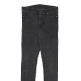 LEVI'S Womens Jeans Black Slim Skinny Denim Medium Wash W28 L29 Stretch Zip