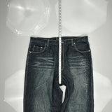 Sean John Wide Leg Jeans - 38W 31L Dark Wash Cotton