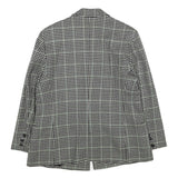 CACHAREL Womens Black & White Houndstooth Wool Button Jacket UK 12 Classic