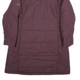 JACK WOLFSKIN Womens Maroon Jacket UK 16 Polyester Blend Long Sleeve Zip Outdoor