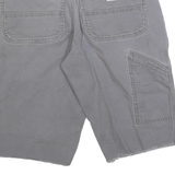 CARHARTT Mens Grey Casual Cotton Blend Relaxed Fit M W31 Workwear Shorts