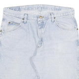 WRANGLER Mens Cotton Blend Blue Denim Shorts XL W34 Casual Classic Fit