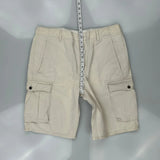 Levis Cargo Shorts - 34W 11L Beige Cotton