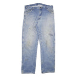 DICKIES Mens Regular Fit Light Blue Denim Jeans W36 L33 Workwear Zip Closure