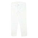 LEVI'S 712 Womens Jeans White Slim Skinny Denim W27 L24 Zip Cotton Blend