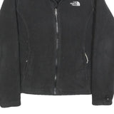 THE NORTH FACE Womens Black Jacket S Polyester Fleece Zip Outdoor Casual