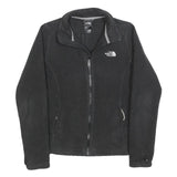 THE NORTH FACE Womens Black Jacket S Polyester Fleece Zip Outdoor Casual