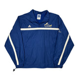 Track & Field Adidas Windbreaker - Large Blue Polyester