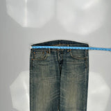 501 Levis Jeans - 38W 31L Blue Cotton