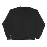 CHAMPION Mens Black Business Club Walla Walla Cotton Blend Crew Neck XL