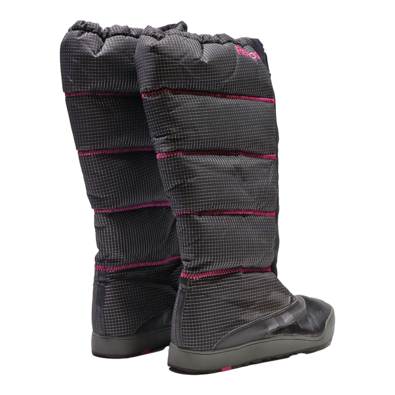 REEBOK Snow Boots Black Synthetic Womens UK 6.5