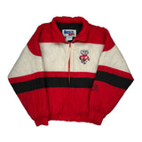 Wisconsin Badgers Locker Line Graphic Windbreaker - Large Black Polyester