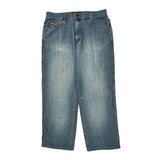 Enyce Graphic Jeans - 36W 31L Blue Cotton Blend