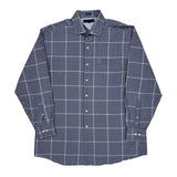 Tommy Hilfiger Checked Shirt - Large Blue Cotton