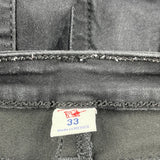 True Religion Skinny Jeans - 33W UK 12 Black Cotton Blend