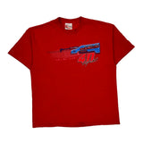 Vintage Sterling Marlin Chase Authentics Nascar T-Shirt - Large Red Cotton