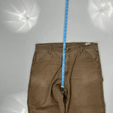 Unbranded Carpenter Trousers - 38W 30L Brown Cotton