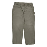 Carhartt Carpenter Trousers - 36W 32L Grey Cotton