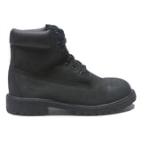 TIMBERLAND Boys Leather Black Ankle Boots UK 6 Durable Casual Outdoor