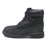 TIMBERLAND Boys Leather Black Ankle Boots UK 6 Durable Casual Outdoor