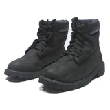 TIMBERLAND Boys Leather Black Ankle Boots UK 6 Durable Casual Outdoor