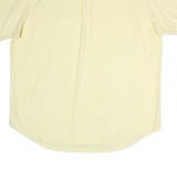 RALPH LAUREN Mens Yellow Short Sleeve Cotton Shirt XL Classic Polo Embroidered
