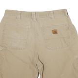 CARHARTT Mens Shorts Beige Casual XL W32 Cotton Blend Workwear Utility