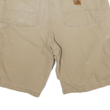 CARHARTT Mens Shorts Beige Casual XL W32 Cotton Blend Workwear Utility